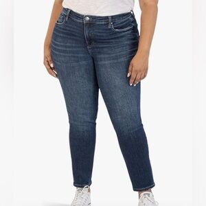 🌸KUT FROM THE KLOTH HIGH RISE STRAIGHT LEG JEANS SIZE 16🌸